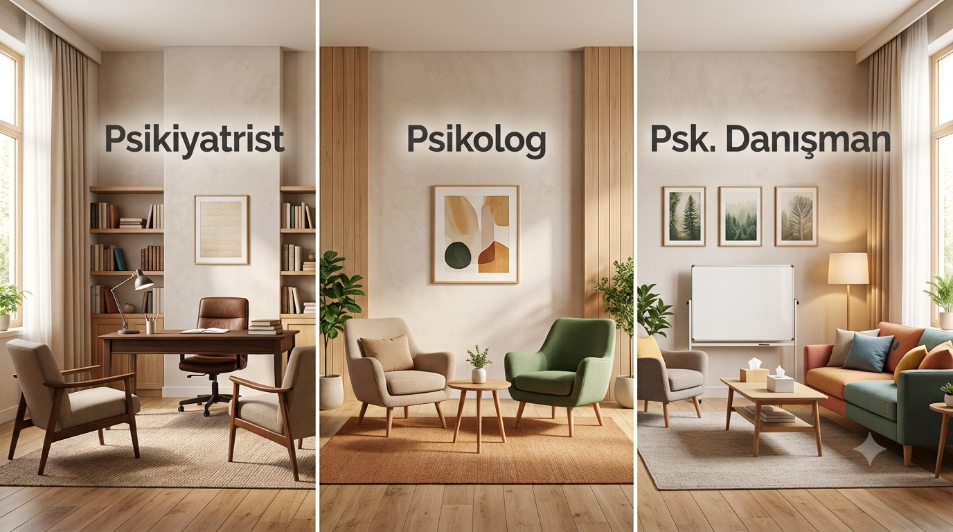 Psikolog, Psikiyatrist, Klinik Psikolog: Aradaki Fark Nedir?